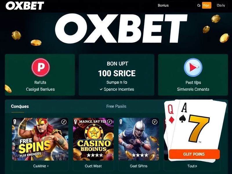 Official Oxbet homepage: Explore the world of online casino games, real-money sports betting, and exclusive Jackpot slots at Oxbet.com for a secure, thrilling gambling experience.