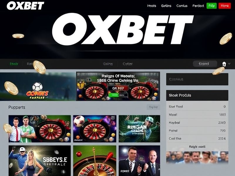 Official Oxbet homepage: Explore the world of online casino games, real-money sports betting, and exclusive Jackpot slots at Oxbet.com for a secure, thrilling gambling experience.